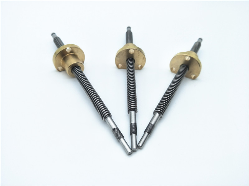 梯形絲杆與別的滾珠絲杆的差別如下（xià）所示