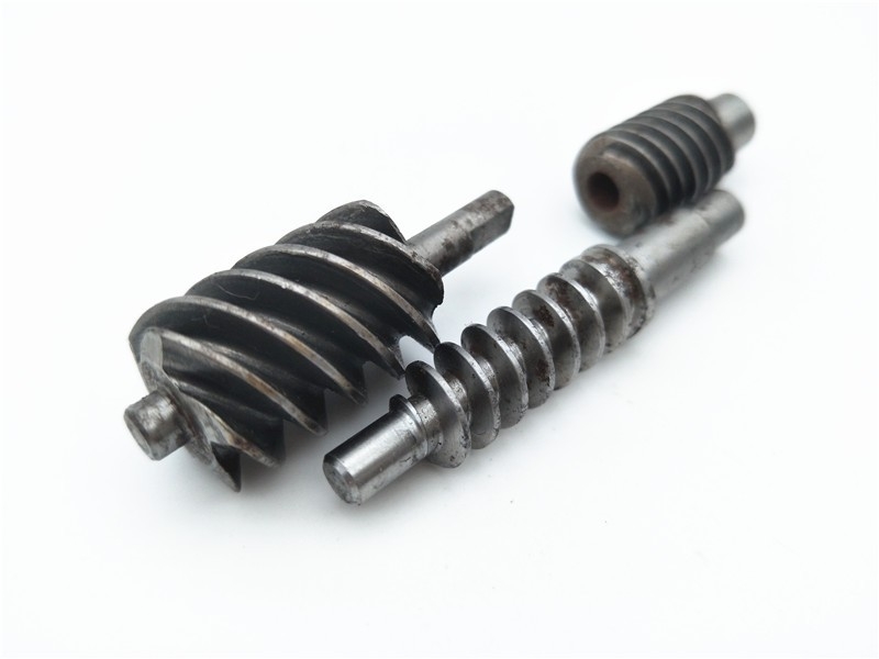 非標精密小模數單雙頭銅蝸杆 電機齒輪蝸（wō）輪蝸杆 數控車床走心機加工