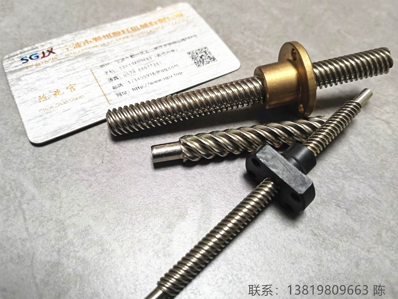 生（shēng）產加（jiā）工梯（tī）形絲杆直徑（jìng）T64頭 T85頭 T105頭（tóu） 多頭絲杠及銅（tóng）POM螺母