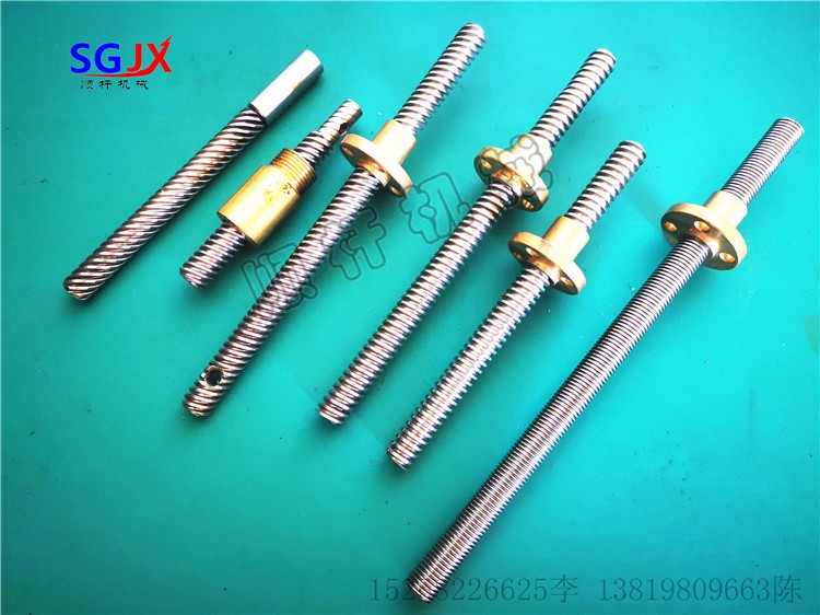 生產梯（tī）形（xíng）絲杆螺（luó）杆 T81/1頭、T82/1頭 T81.5/1頭大量現貨絲杆