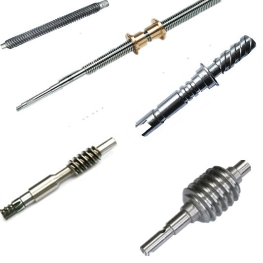 左右（yòu）旋大導程多頭絲杆旋風銑蝸杆不（bú）鏽鋼錳釩材質